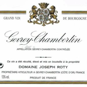 Domaine Joseph Roty 2016 Gevrey-Chambertin Champs Chenys (375ML half-bottle) - Pinot Noir Red Wine
