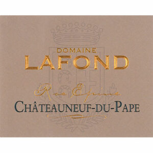 Domaine Lafond 2015 Roc-Epine Chateauneuf-du-Pape - Rhone Blends Red Wine