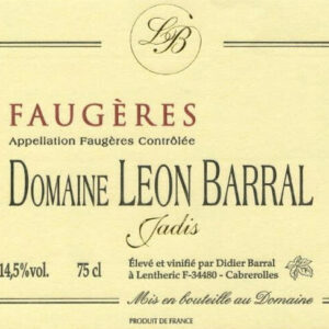 Domaine Leon Barral 2016 Faugeres Jadis - Rhone Blends Red Wine