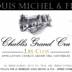 Domaine Louis Michel et Fils 2015 Chablis Les Clos Grand Cru - Chardonnay White Wine