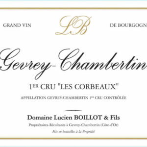 Domaine Lucien Boillot 2016 Gevrey-Chambertin Les Corbeaux Premier Cru - Pinot Noir Red Wine