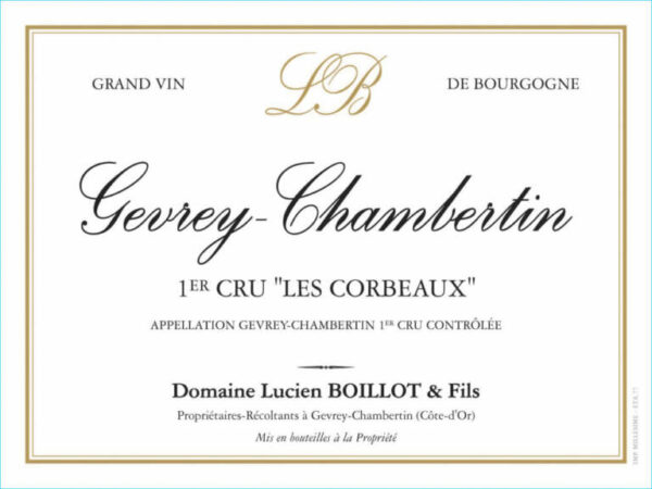 Domaine Lucien Boillot 2016 Gevrey-Chambertin Les Corbeaux Premier Cru - Pinot Noir Red Wine