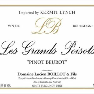 Domaine Lucien Boillot 2018 Bourgogne Pinot Beurot Les Grands Poisots - Pinot Gris/Grigio White Wine