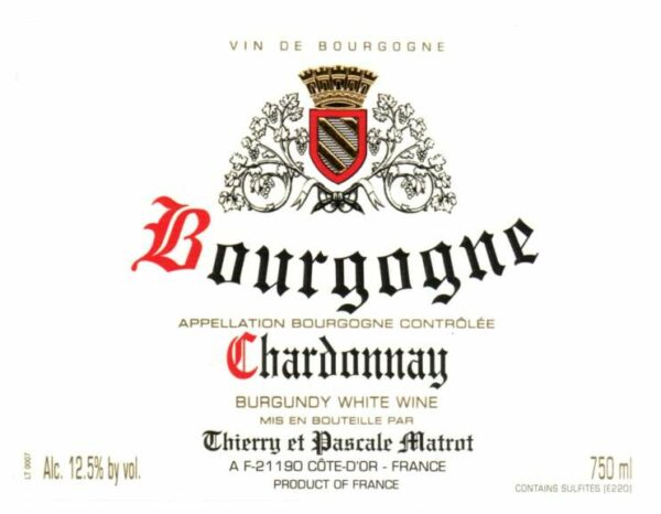 Domaine Matrot 2017 Bourgogne Chardonnay - White Wine
