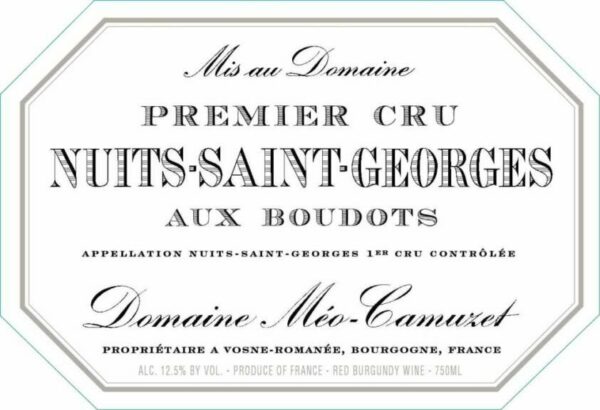 Domaine Meo-Camuzet 2016 Nuits-Saint-Georges Aux Boudots Premier Cru - Pinot Noir Red Wine