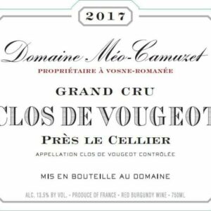 Domaine Meo-Camuzet 2017 Clos de Vougeot Grand Cru Pres le Cellier - Pinot Noir Red Wine