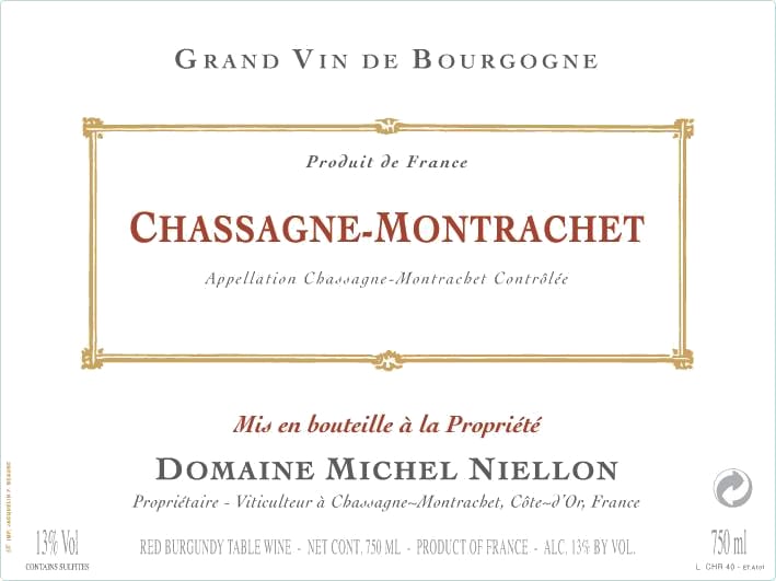 Domaine Michel Niellon 2018 Chassagne-Montrachet Rouge - Pinot Noir Red Wine
