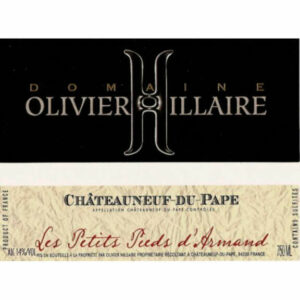 Domaine Olivier Hillaire 2015 Chateauneuf-du-Pape les Petits Pieds d'Armand - Rhone Blends Red Wine