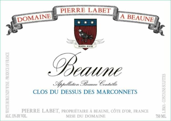 Domaine Pierre Labet 2015 Beaune Clos du Dessus des Marconnets Blanc - Chardonnay White Wine
