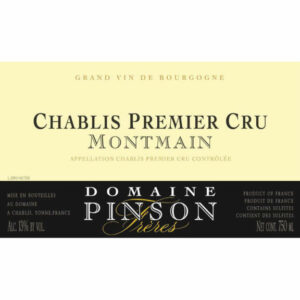 Domaine Pinson Freres 2018 Chablis Montmain Premier Cru - Chardonnay White Wine