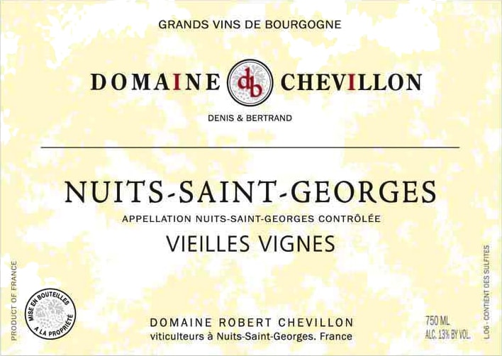 Domaine Robert Chevillon 2017 Nuits-Saint-Georges Vielles Vignes - Pinot Noir Red Wine
