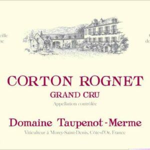 Domaine Taupenot-Merme 2014 Corton Rognet Grand Cru - Pinot Noir Red Wine