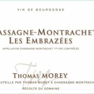 Domaine Thomas Morey 2017 Chassagne-Montrachet Les Embrazees Premier Cru - Chardonnay White Wine