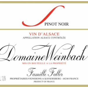 Domaine Weinbach 2017 Pinot Noir S - Red Wine