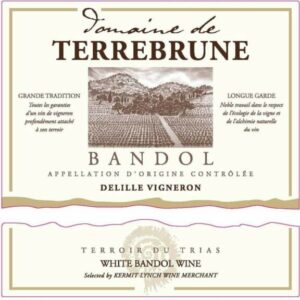 Domaine de Terrebrune 2018 Bandol Blanc - White Wine