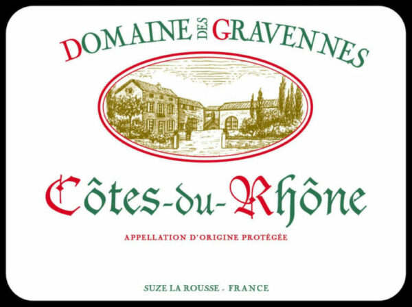 Domaine des Gravennes 2017 Cotes du Rhone - Rhone Blends Red Wine