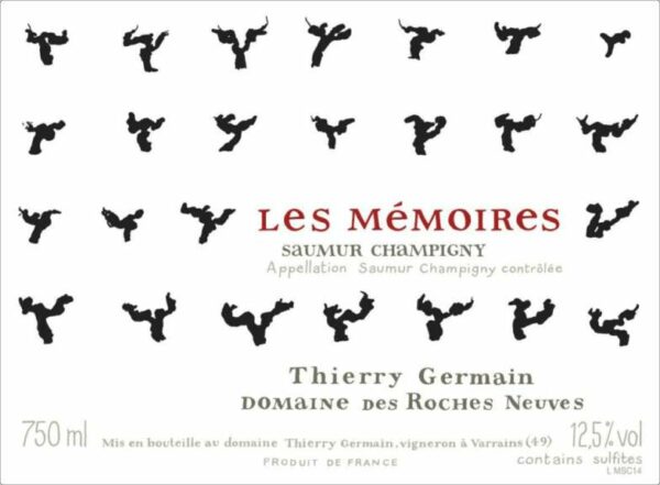Domaine des Roches Neuves 2018 Saumur Champigny Les Memoires - Cabernet Franc Red Wine