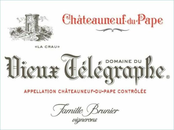 Domaine du Vieux Telegraphe 2018 Chateauneuf-du-Pape Blanc La Crau - Rhone Blends White Wine