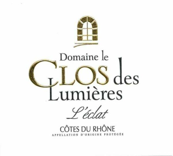 Domaine le Clos des Lumieres 2018 Cotes du Rhone - Rhone Blends Red Wine