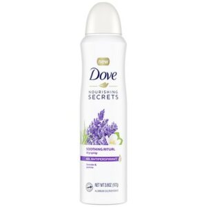 Dove Nourishing Scents Dry Spray Antiperspirant Deodorant Lavender & Jasmine - 3.8 oz