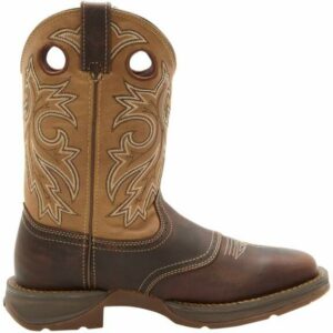 Durango Men's Rebel Pull-On Western-Style Work Boots Brown/Dark Brown, 8.5 - Men's Ropers at Academy Sports - DB4442