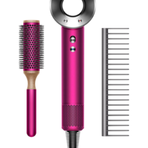 Dyson Supersonic hair dryer Fuchsia/Nickel with styling set