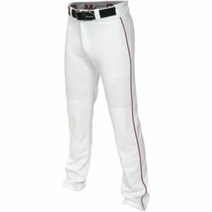 EASTON Boys' MAKO II Baseball Pants White/Maroon, Small - Youth Baseball Tops/Bttm at Academy Sports