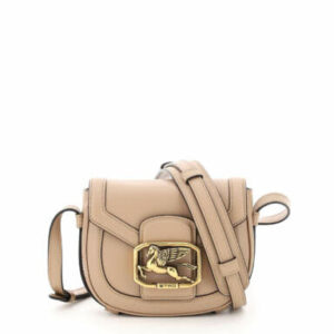 ETRO PEGASO XS CROSSBODY BAG OS Beige Leather