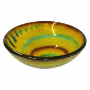 Eden Bath EB_GS32 Bathroom Candy Swirls Tempered Glass Vessel Sink