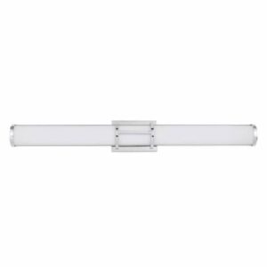 Eglo 204133A Ramaro 35" Wide ADA LED Bath Bar with Acrylic Shade Chrome Indoor Lighting Bathroom Fixtures Bath Bar