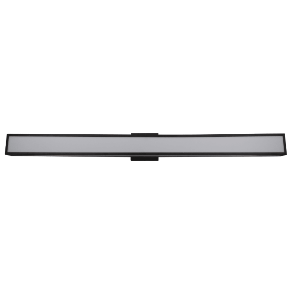 Eglo 204142A Maska 47" Wide ADA LED Bath Bar with Acrylic Shade Matte Black Indoor Lighting Bathroom Fixtures Bath Bar