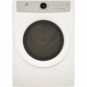 Electrolux EFDE317TI 27 Inch Wide 8 Cu. Ft. Energy Star Rated Electric Dryer with IQ-Touch Controls White Laundry Appliances Dryers Electric Dryers