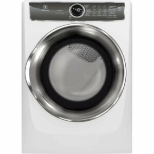 Electrolux EFMG627U 27 Inch Wide 8.0 Cu. Ft. Energy Star Rated Gas Dryer White Laundry Appliances Dryers Gas Dryers