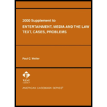 Entertainment, Media and Law, Supplement