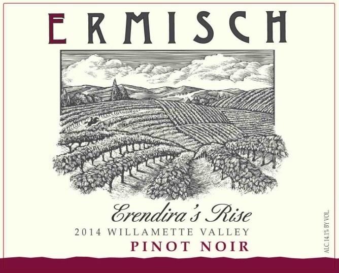 Ermisch 2014 Erendria's Rise Pinot Noir - Red Wine