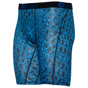 Ethika Mens Ethika Graphic Brief - Mens Black/Blue Size XL