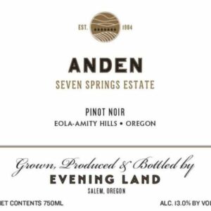 Evening Land 2017 Seven Springs Vineyard Anden Pinot Noir - Red Wine