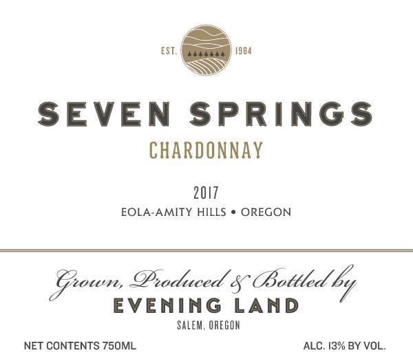 Evening Land 2017 Seven Springs Vineyard Chardonnay - White Wine