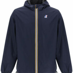 FENDI FENDI X K-WAY REVERSIBLE WINDBREAKER JACKET M Blue, Black Technical