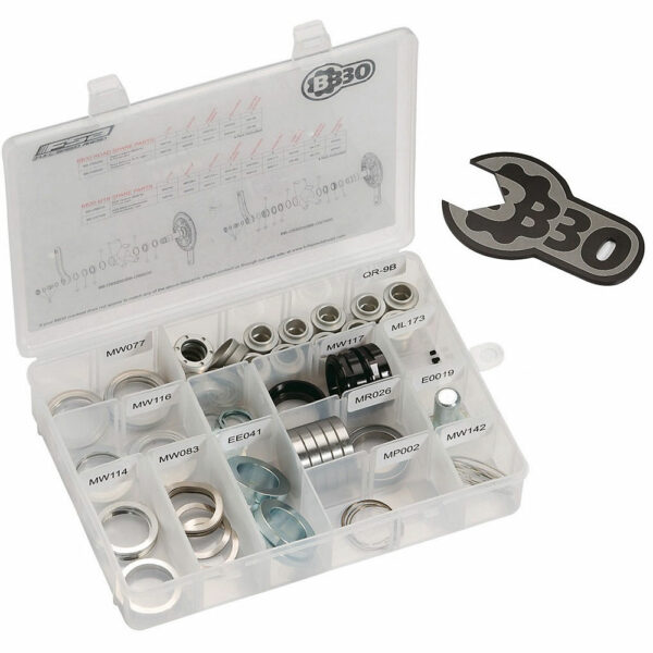 FSA BB30 Spare Parts Box - One Size - Black