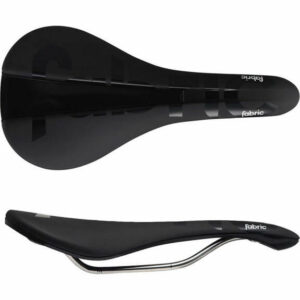 Fabric Line Shallow Race Team Bike Saddle - Narrow - 134mm Wide - Black