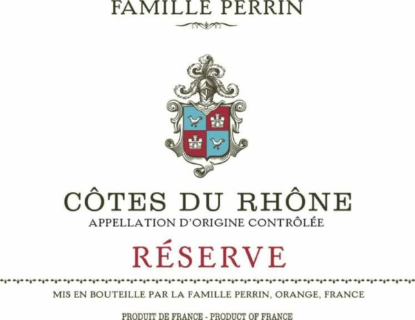 Famille Perrin 2017 Reserve Cotes du Rhone Rouge - Rhone Blends Red Wine