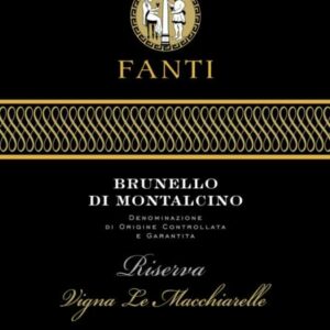 Fanti 2012 Vigne le Macchiarelle Brunello di Montalcino Riserva - Sangiovese Red Wine