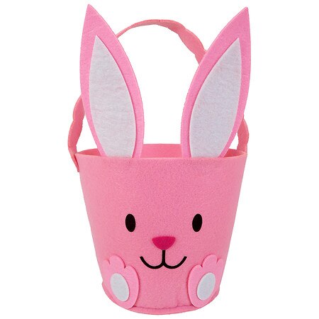 Festive Voice Bunny Felt Easter Basket - 1.0 ea