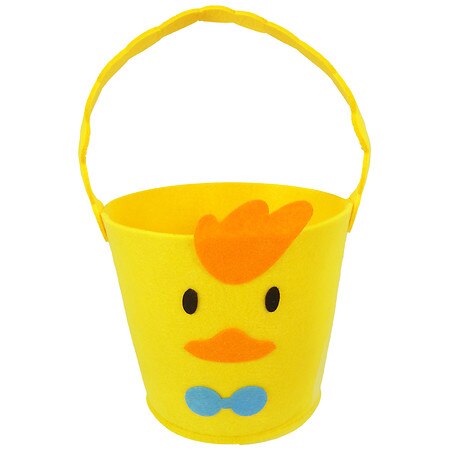 Festive Voice Chick Felt Easter Basket - 1.0 ea