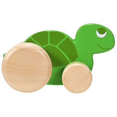 Festive Voice Wooden Wheel Toy - 1.0 ea