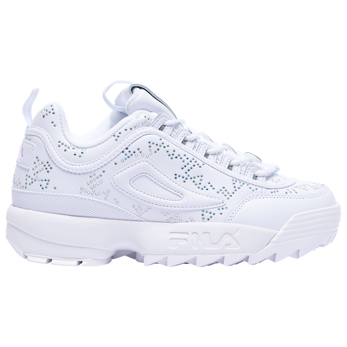 Fila Womens Fila Disruptor 2 - Womens Shoes White/Glitz Size 07.0