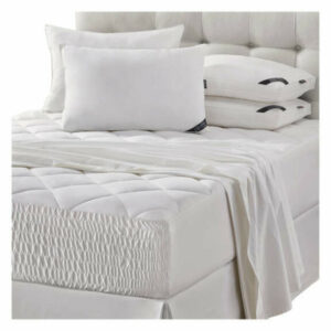 Five Queens Court Royal Fit Queen Cotton Top Mattress Pad