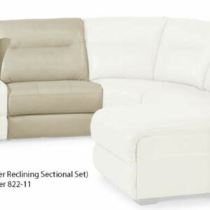 Flexsteel Monet Leather Armless Chair