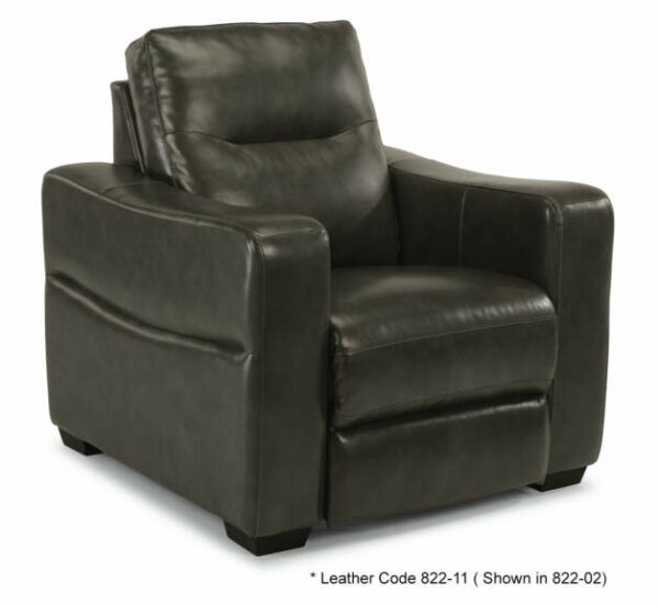 Flexsteel Monet Leather Power Recliner With Power Headrest